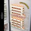 Dual-Layer Egg Rolling Storage Rack for Refrigerator Doors