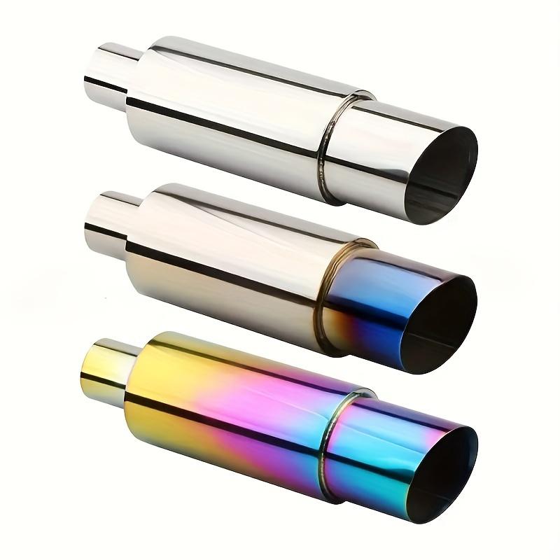 Car Motorbike Exhaust Systems Muffler Tip Universal Stainless Steel Styling Silencer Tail Pipe