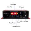 DC 12V Power Amplifier with Dual Mic Stereo FM and Low Latency Digital Audio Player BT5.0 Hi-Fi Input, 2-Channel Sound, Built-in Radio,