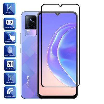 Pieno Colla Protettiva Safty Cristal Protezione Dello Schermo di Vetro Per Vivo V25 5G V25E V23E V21E V23 Y35 Y22 Y22S Y21S Y33S Y21 Y16 Y01 Y02 Y76 Y52 Y72 5G