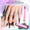 Starker Katzenaugen-Magnet für Nägel Gel-Nagellack 3 in 1 Cateye Magnetisches Werkzeug für Nailart