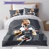 Harry Kane Hero Set Copripiumino Trapuntato Federa Decorazione per la Casa Regalo di Compleanno (1 * copripiumino + 2 * federa, senza nucleo)
