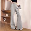 Petite Low-Rise Micro-Flare Wide-Leg Casual Sweatpants - Slimming, High-End 2026 Spring Collection