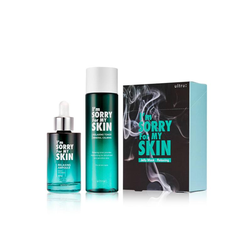 Moisture Soothing Relaxing 3-piece Set (Toner/Ampoule/Mask Pack)