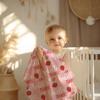 Love Heart Baby Blanket Custom Name Personalized Blanket Soft Skin-Friendly Sofa Blanket Kid Blanket Birthday Gifts Home Decor
