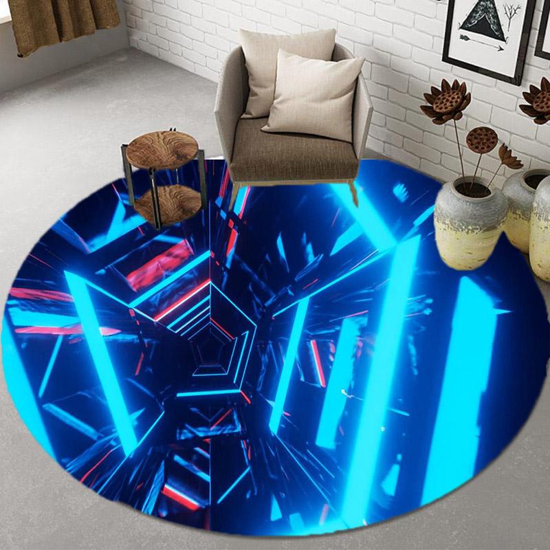2023 new living room round carpet round chair mat door mat children bedroom living room home decoration round floor mat