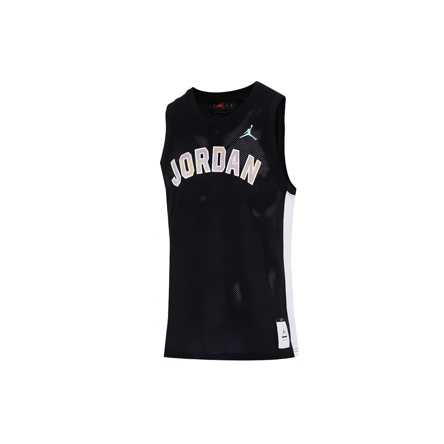 

Мужская баскетбольная майка Jordan Sport с принтом букв, черная DM1875-010 S