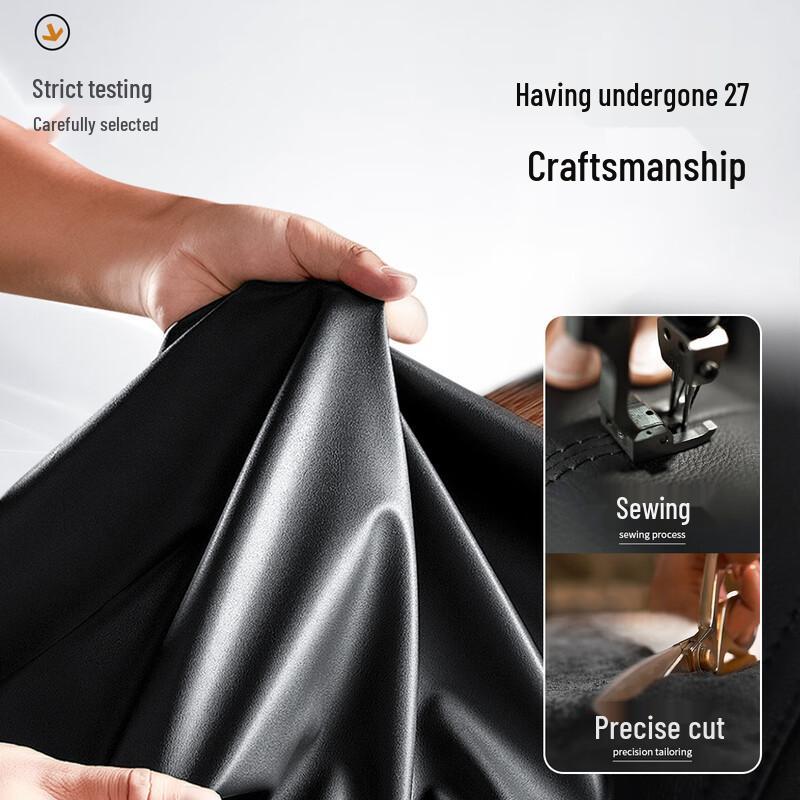 Futing Men's Genuine Leather Lapel Motorcycle Jacket