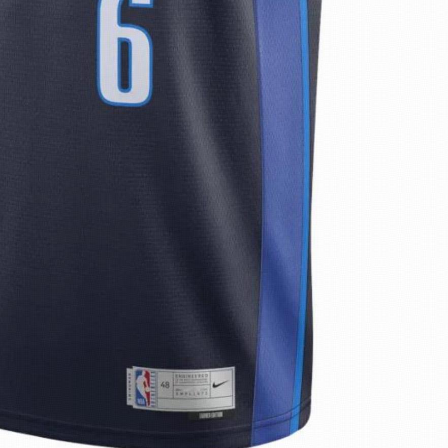 Nike NBA Retro Basketball Jersey SW Fan Edition Reward Edition Dallas Mavericks Porzingis Jersey 6 Men Jersey Black CW6806-420