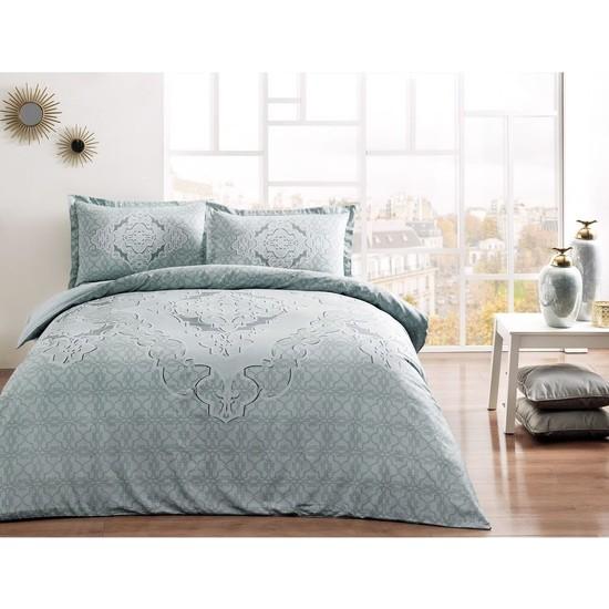 

Tac Olivia Mint Атласный двойной пододеяльник