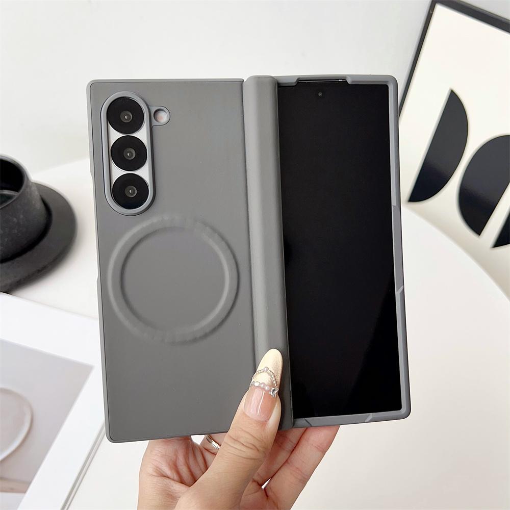 Integrated Case Shockproof Folding Mobile Phone Cases for Samsung Galaxy Z Fold 5 6 7 Support Wireless Charging