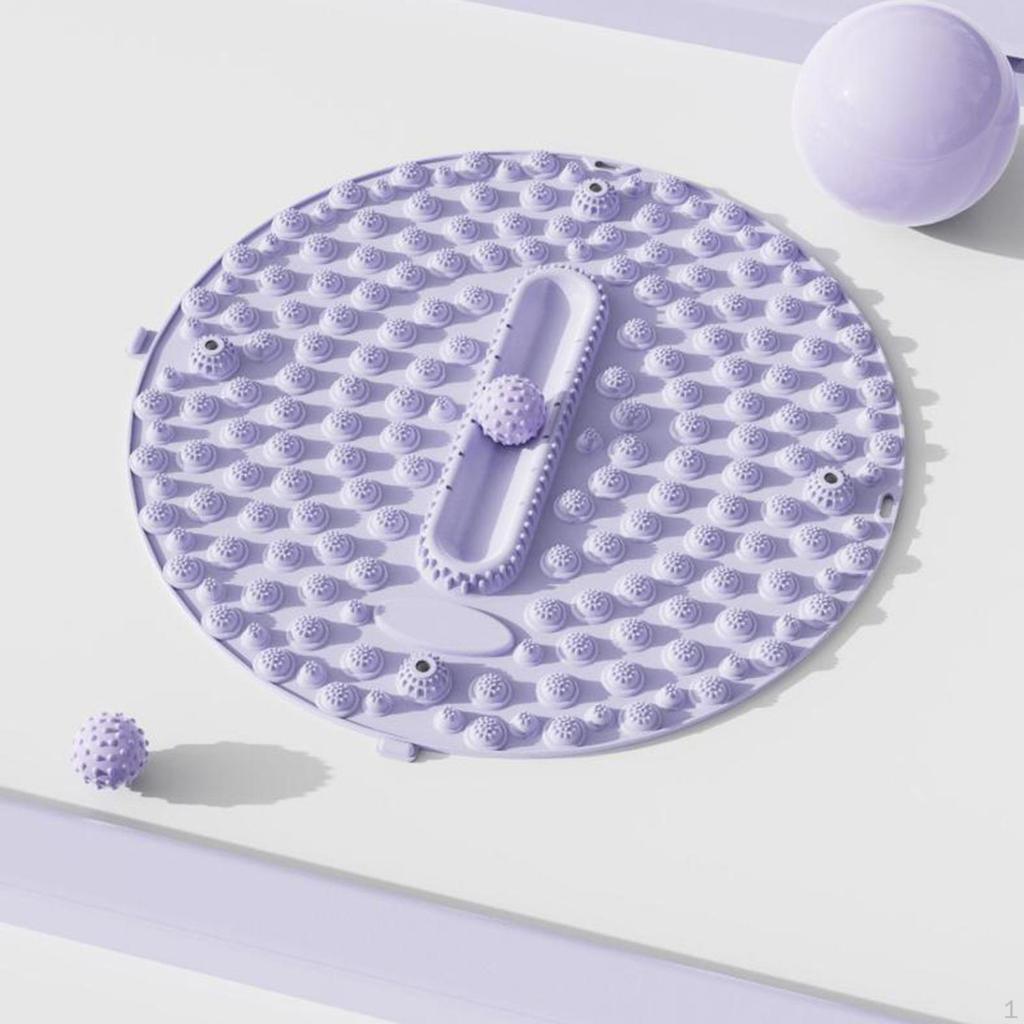 Fußmassagekissen Akupressurmatte 21,65 Zoll Durchmesser Bequem Vielseitig Rundes Massagegerät Stehend