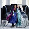 1pc, Winter Wonderland Blanket, Seasonal Decorative Throw for Home, Elsa & Anna Frozen Theme, Soft Flannel Throw Blanket, Versatile & Cozy for Bedroom