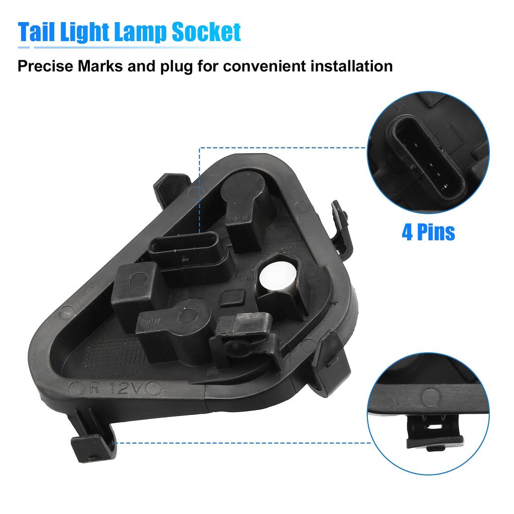 uxcell Rear Right Tail Lamp Rear Panel Bulb Socket 63217313044