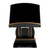Sunmany Reading a stand for holding a family a low reading made in Yamanaka A simple design for Buddhist modern and Shinto black gold Compact and