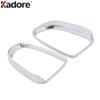 For Hyundai Santa Fe    Chrome Car Rearview Mirror Eyebrow Sun Visor Rain Shade Guard Frame Cover Trim Accessories