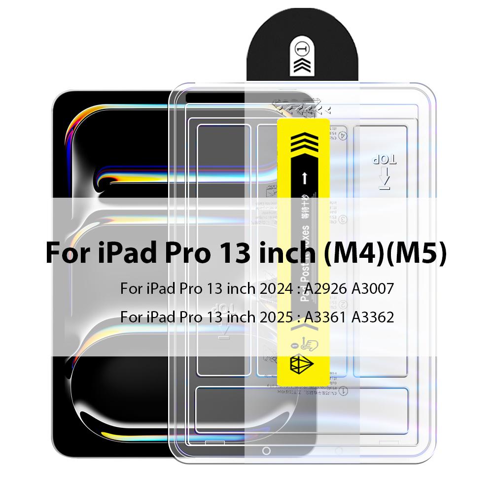 Tempered Glass For iPad Pro 11th 13 M4 M5 12.9 2025 Screen Protector A16 10th 9th 10 9 Generation Air 11 M3 M2 4 5 Mini 7 6 Film