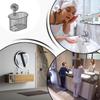 Suction Cup Storage Rack Non-drilling Wall Mounted Container Bathroom Accessories for Shower Kitchens Home Decor