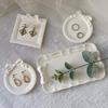 DIY Drip Glue Mold European Style Tray Lace INS Bow Storage Tray Box Silicone Plate Ornament