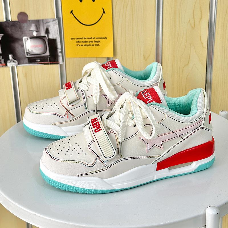 

Женская вулканизированная обувь Летняя обувь для скейтборда на воздушной подушке Метеор Студенческая обувь для уличной фотографии в стиле кампуса Спортивная повседневная обувь 40