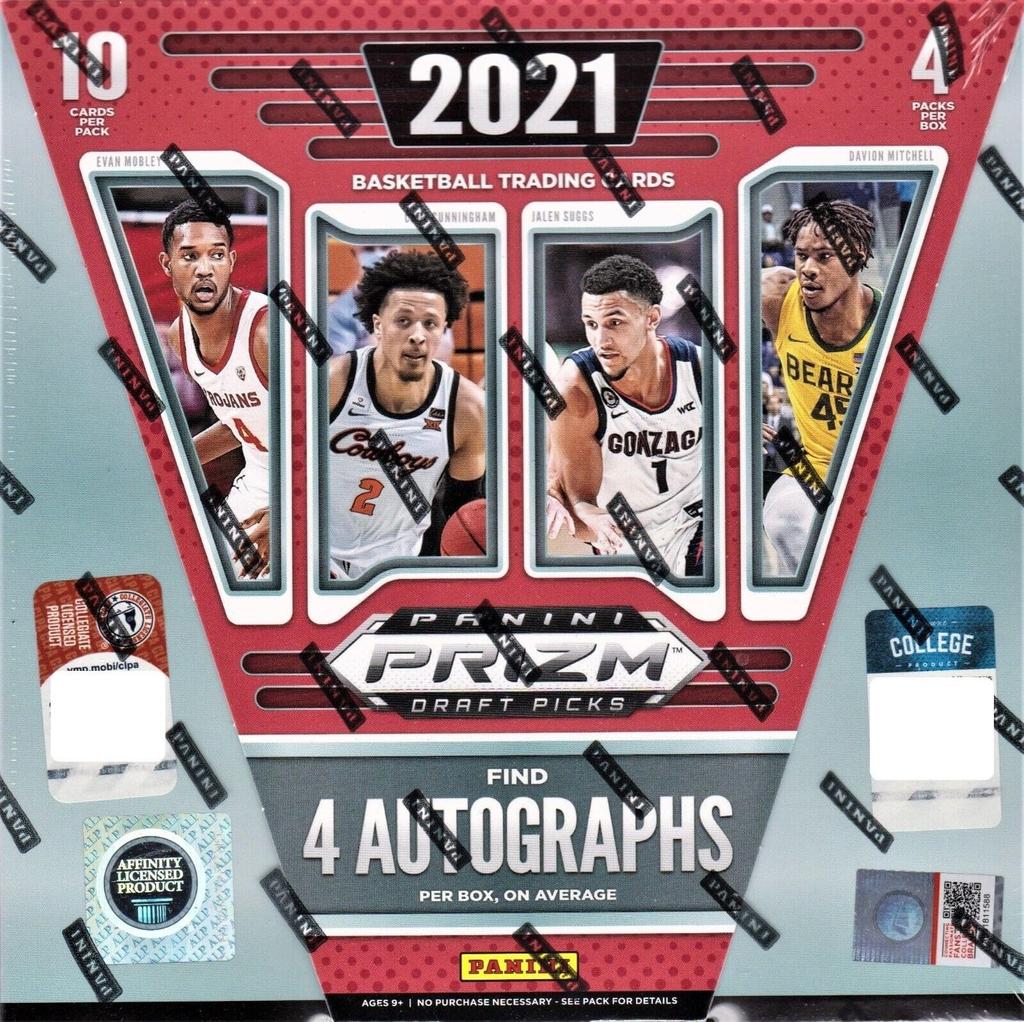 NBA 2021 Panini Prizm Draft Picks Collegiate Basketball Card Hobby Box Panini Prizm Draft Picks Calijato Basketball Card Hobby Box [Item]