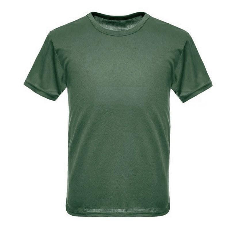 

Leeson Outdoor Camouflage Clothes Short-sleeved Men s Quick-drying Sports T-shirt Physical Training Tactical Running XXL зелёный