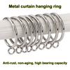 Vorhangring mit Öse, 20er-Pack Metall-Vorhangring geklemmtes Vorhangpaneel, Innendurchmesser 1,5 Zoll