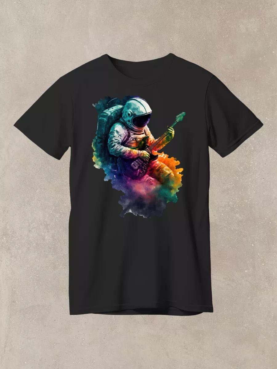 Astronaut with Guitar T-shirt M