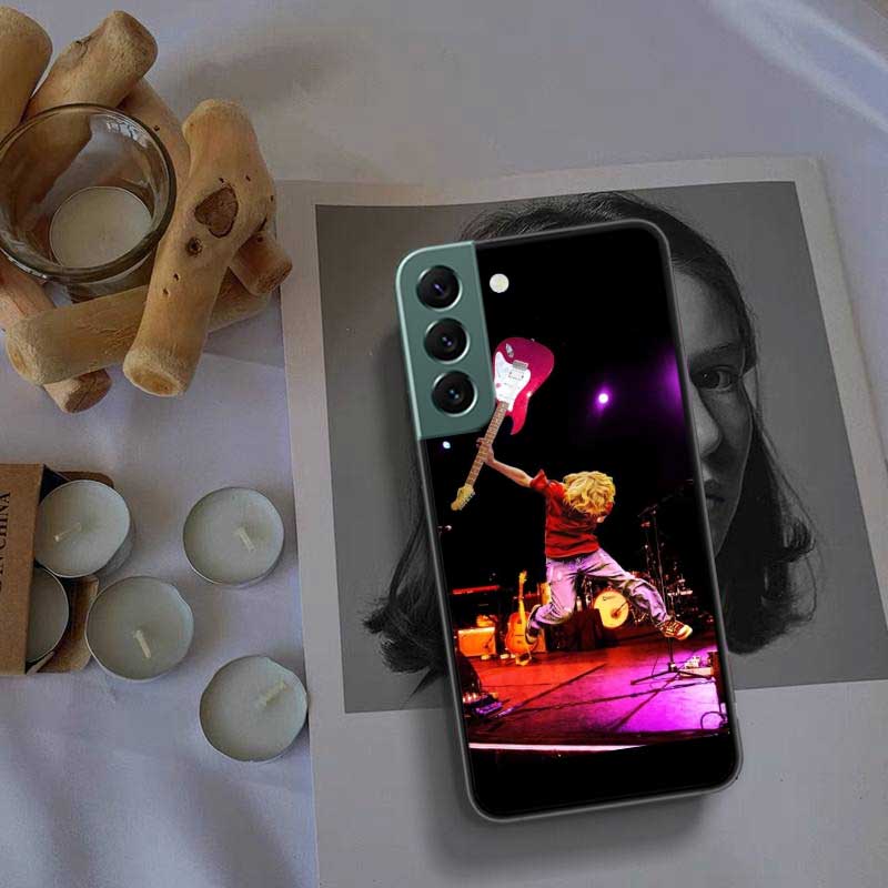 Retro Singer Kurt Cobain Phone Case For Samsung A15 A25 A35 A55 Galaxy A12 A22 A32 A52 A72 A54 A34 A24 A14 A53 A33 A23 A13 A73 A