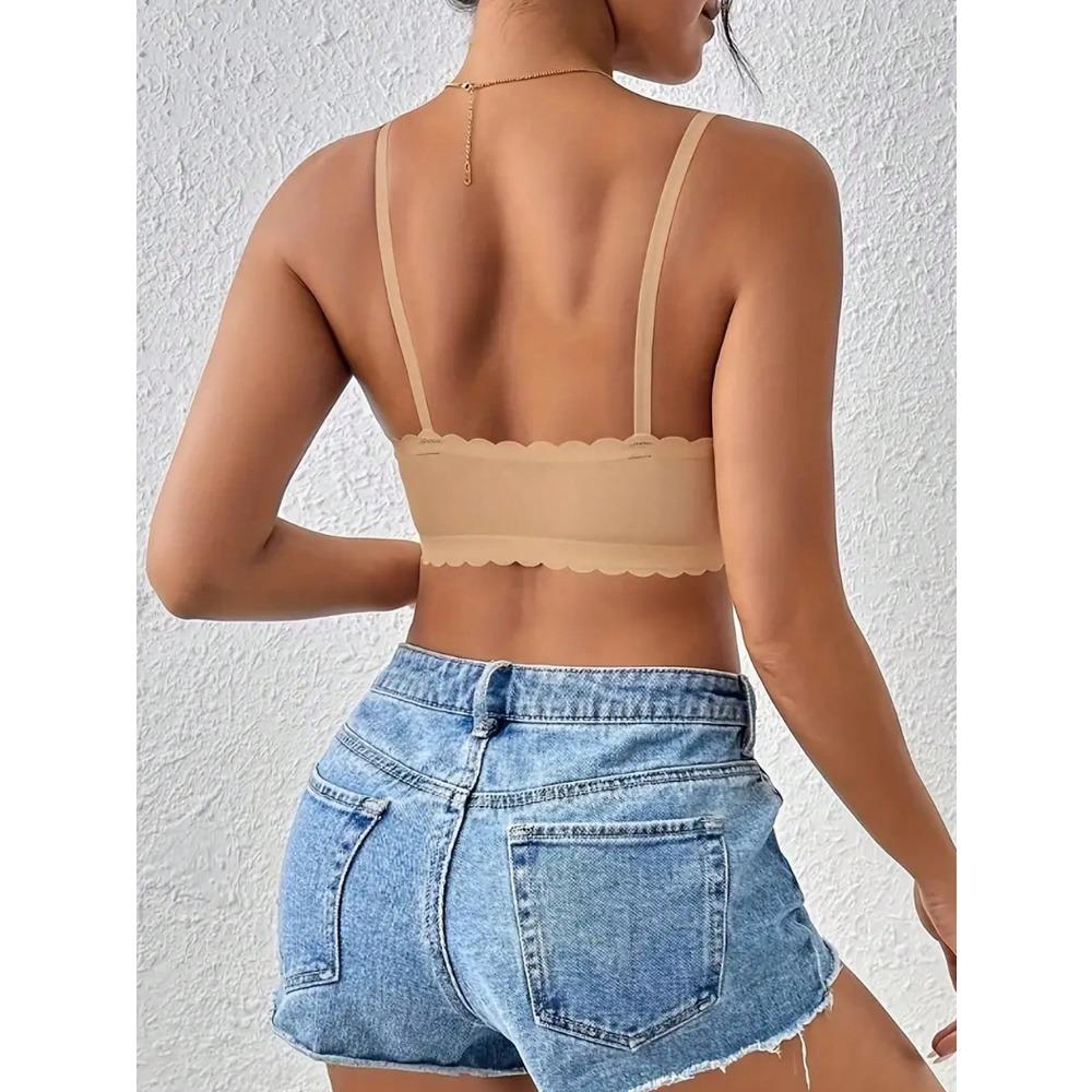 [Soft Wire-Free Bra] Soft Wire-Free T-Shirt Bra | Solid Color Seamless Underwear | Comfortable Close-Fitting for Daily Wear