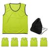 Logic Bib Solid with Storage Mesh for School Local Government Sports Set of Adult Set, Color, Unnumbered, Bag, Fabric, Soccer, Basketball, Futsal,