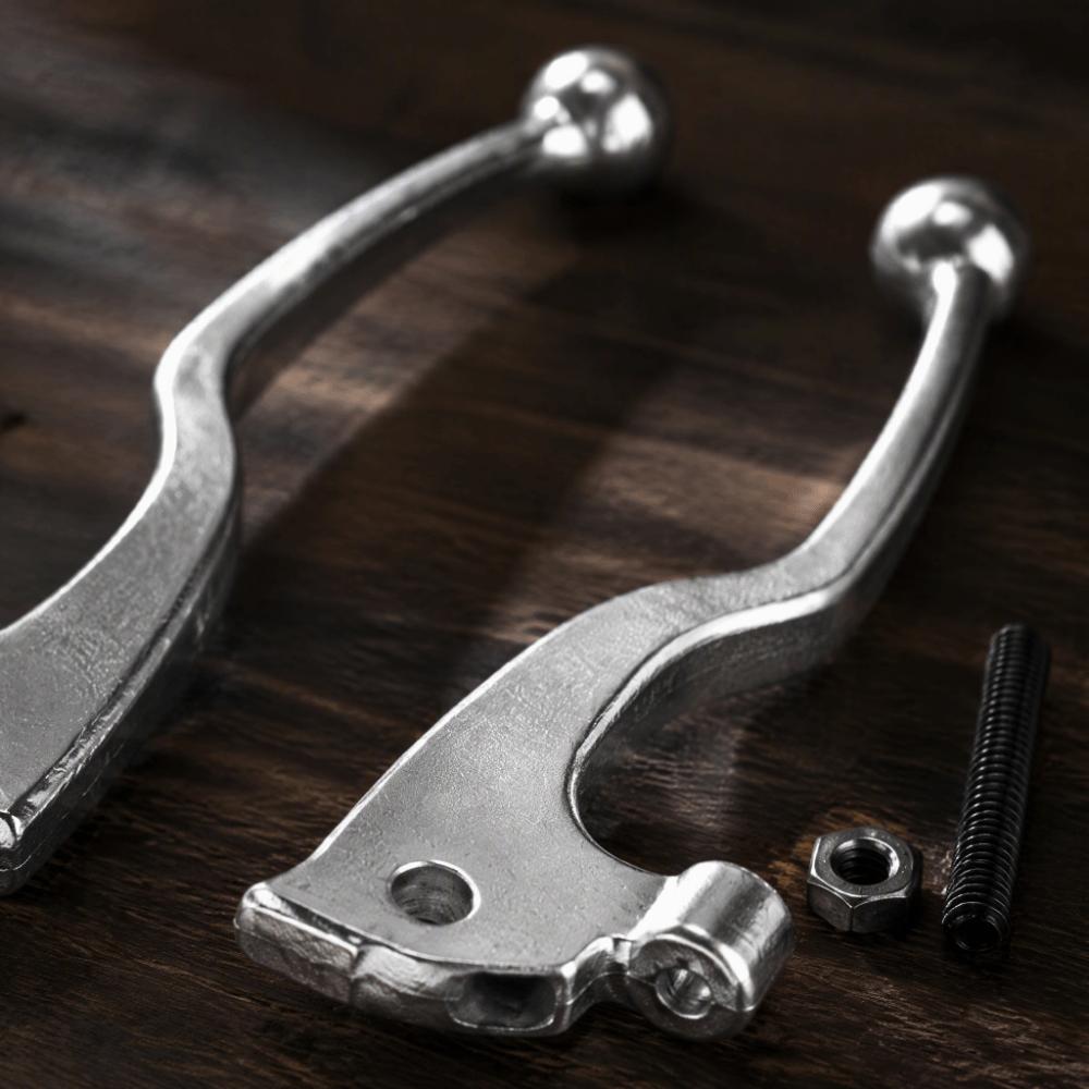 2pcs Aluminum Material Motorcycle Clutch Lever Front Brake Front Brake Handle For Yamaha TW200