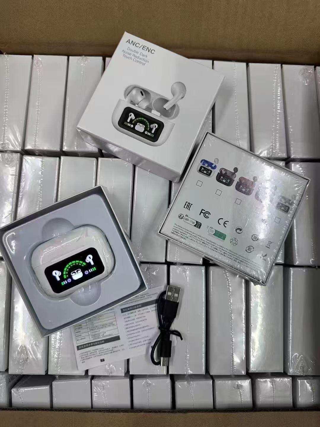 

V8 Display A9pro Wireless Bluetooth In-Ear Headphones with AI Translation & Noise Cancelling A10ANC V20