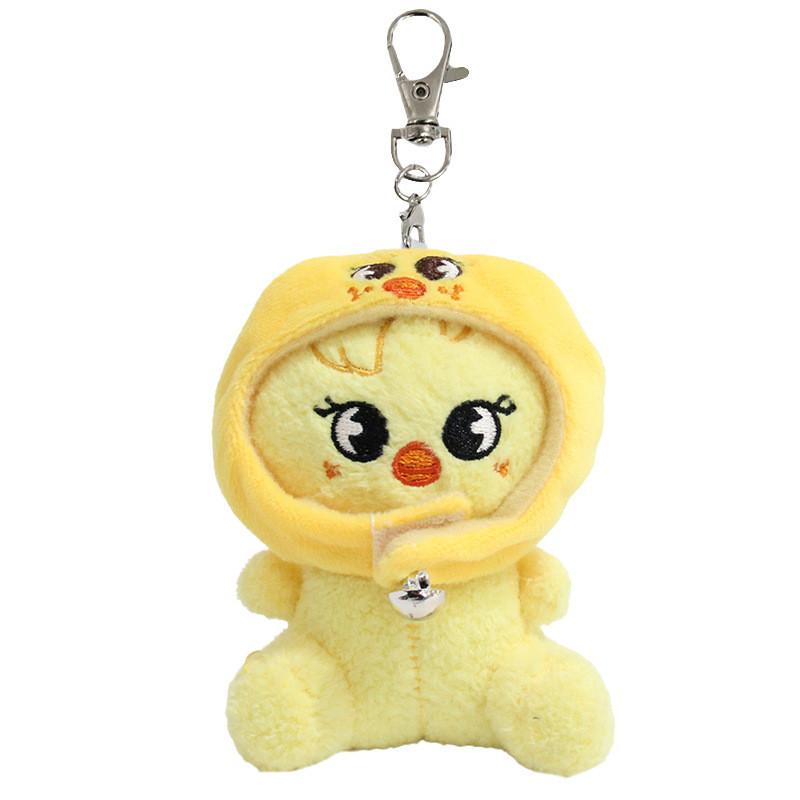 Stray Kids Cartoon Animal Plush Doll Pendant With Soft Water Crystal Fabric For Gift
