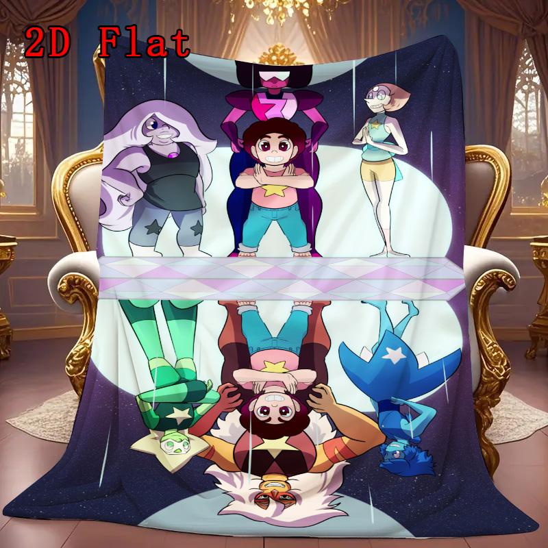 Energetic Cartoon 2D Flat Pattern Flannel Blanket High Quality All Seasons Warmth and Comfort Perfect for Christmas Gifts.PMT0914267