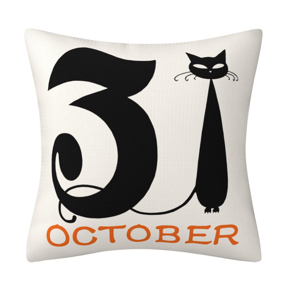 Halloween Pillowcase Home Decorative Cushion Sofa Linen Pillowcase