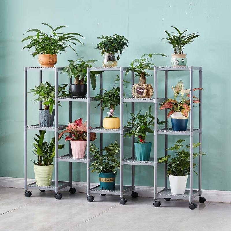 Multi-Tier Iron Flower Stand