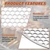 PATIKIL Round BBQ Grill Mesh Plate 8 inches (approx. 20cm)