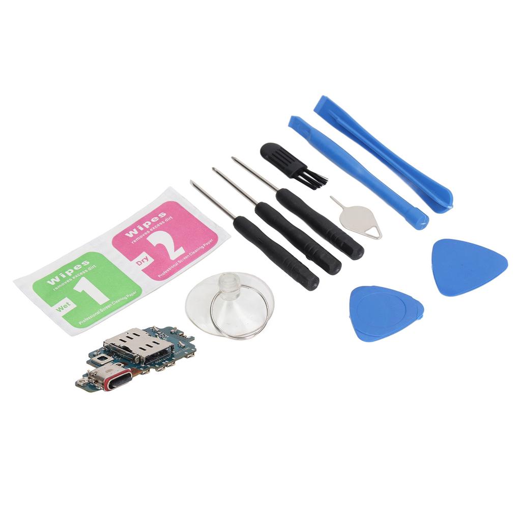 PCB USB Charging Port Dock Connector Board Flex Cable Replacement for Samsung S22 Ultra 5G S908B EU