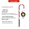 Candy Cane Solar LED Christmas Garden Lights - Plug-Free Outdoor Decor