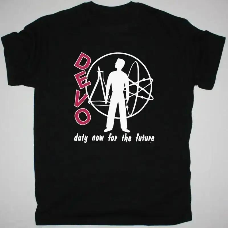 Devo Band Concert Tour Unisex Tshirt Black Cotton All Sizes
