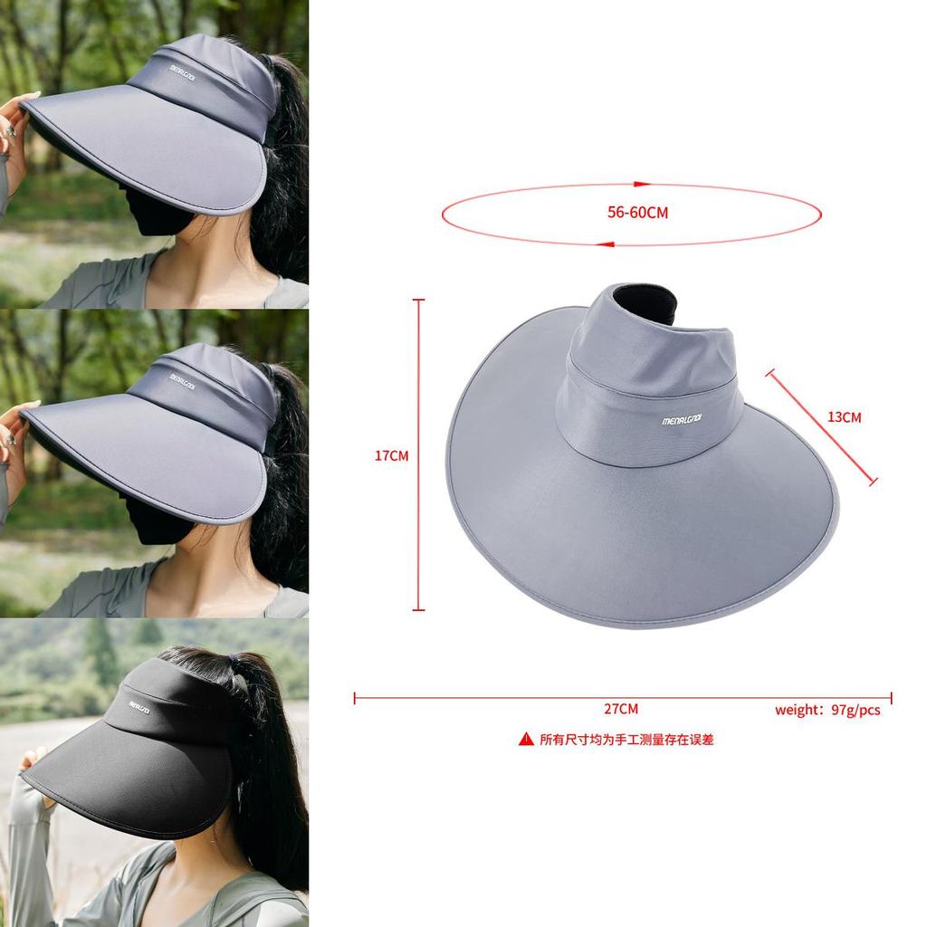 Chic Summer Sun Protection Hat For Women With Open Top And Fast Drying Fabric Technology