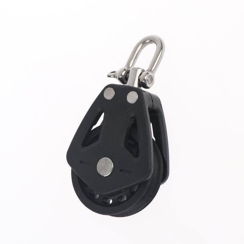 Universal Sailboat Sheave Block High Load Plain Bearing Rope Runner for Marine Rigging Sailing Hoisting Works