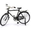 Retro Bicycles Model Ornament Nostalgic Design Miniature Bike Figurine for Living Room Bookcase and Desktop Decoration