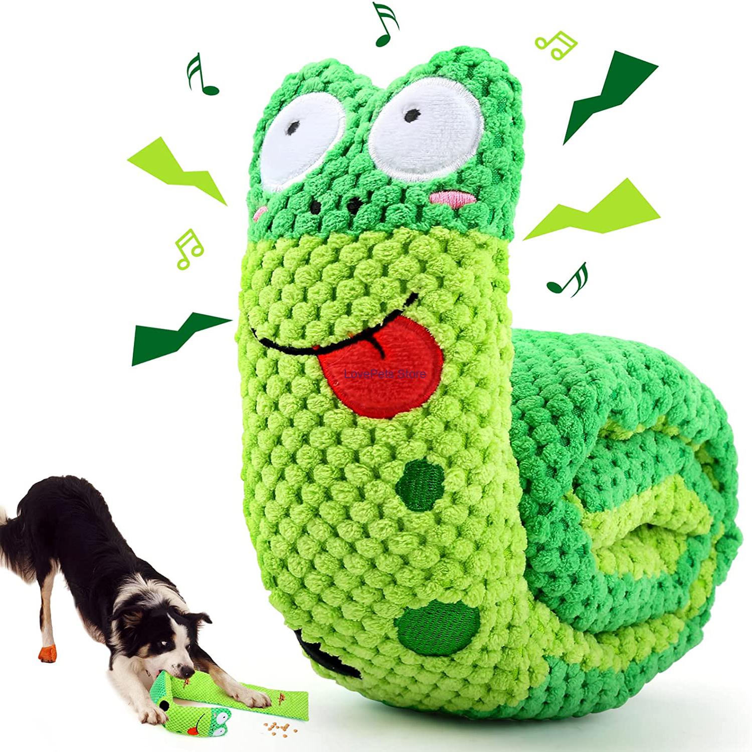 

Dog Snuffle Snake Mat Slow Feeder Mat for Encourage Foraging Skills Kitten Puppy Training Blanket Nose Pet Slowing Feeding Mat зелёный