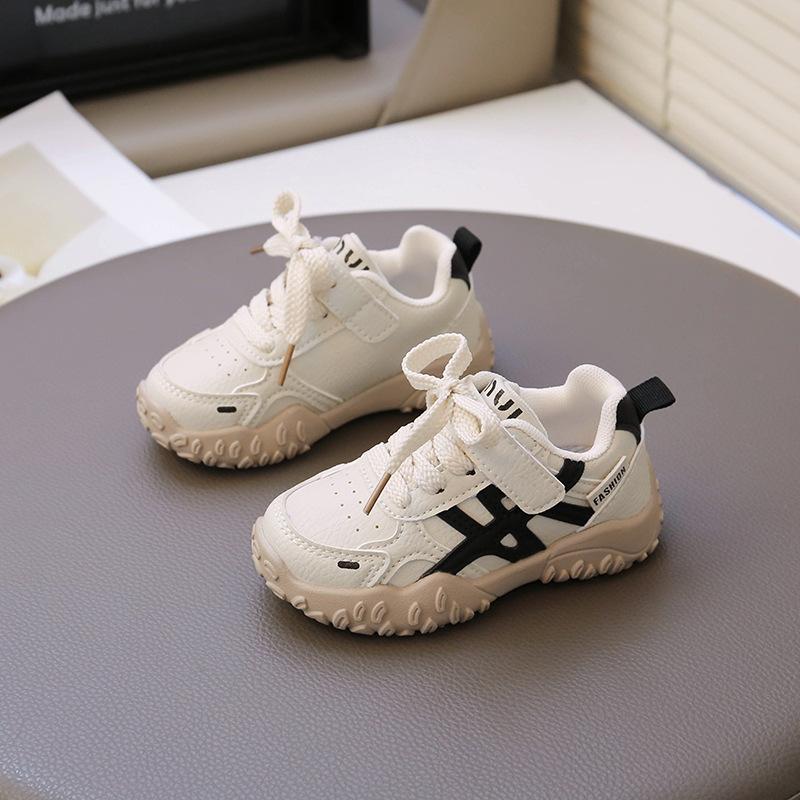 Children's sports shoes, popular spring and autumn models, boys' German training shoes, genuine leather, breathable, soft-soled, Forrest Gump shoes,