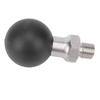 1.5 Inch Ball Head with 1 2 Thread Stainless Steel Screw Rod Rubber Ball Mount Use with Connecting Rod and Base