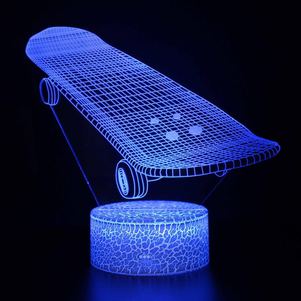 Sports Souvenir Table Lamp USB Taekwondo Bedroom Lighting Decoration Children's Gift Color Small Night Light Creative 3D LED Lig