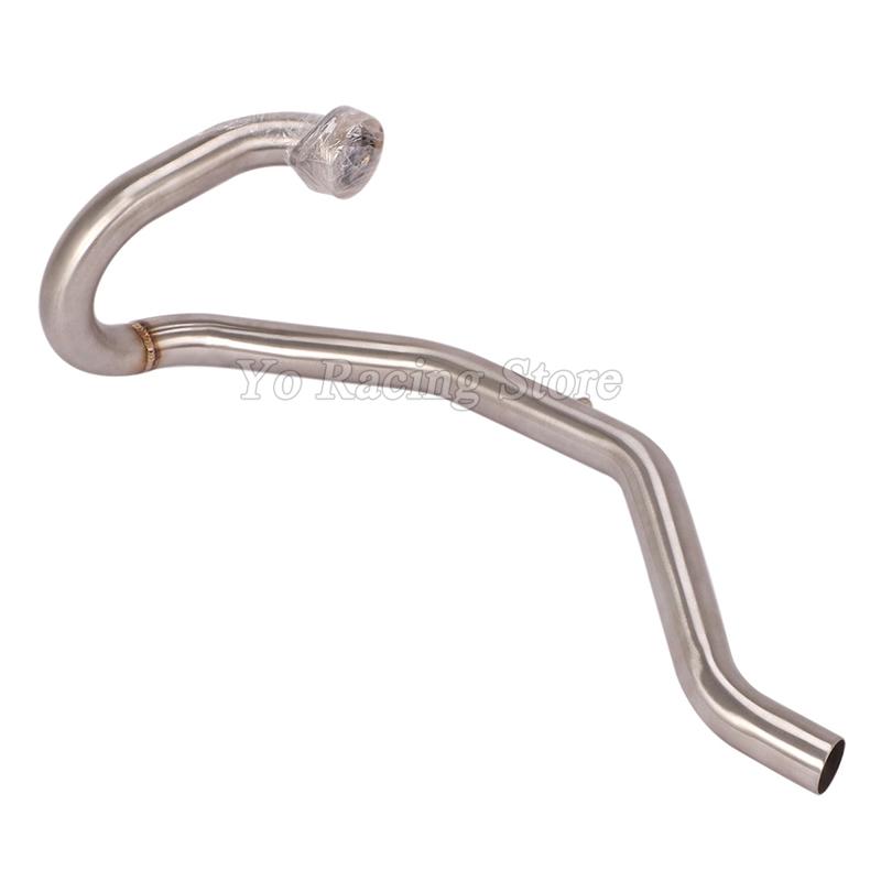 Slip On For Yamaha Tricker XG250 XG 250 Motorcycle Exhaust Escape System Front Link Pipe Connect Original Moto Muffler Tube