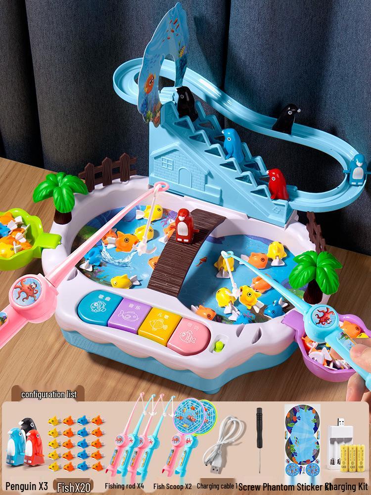 Magnetic Fishing Educational Toy for Children Ages 1-5
